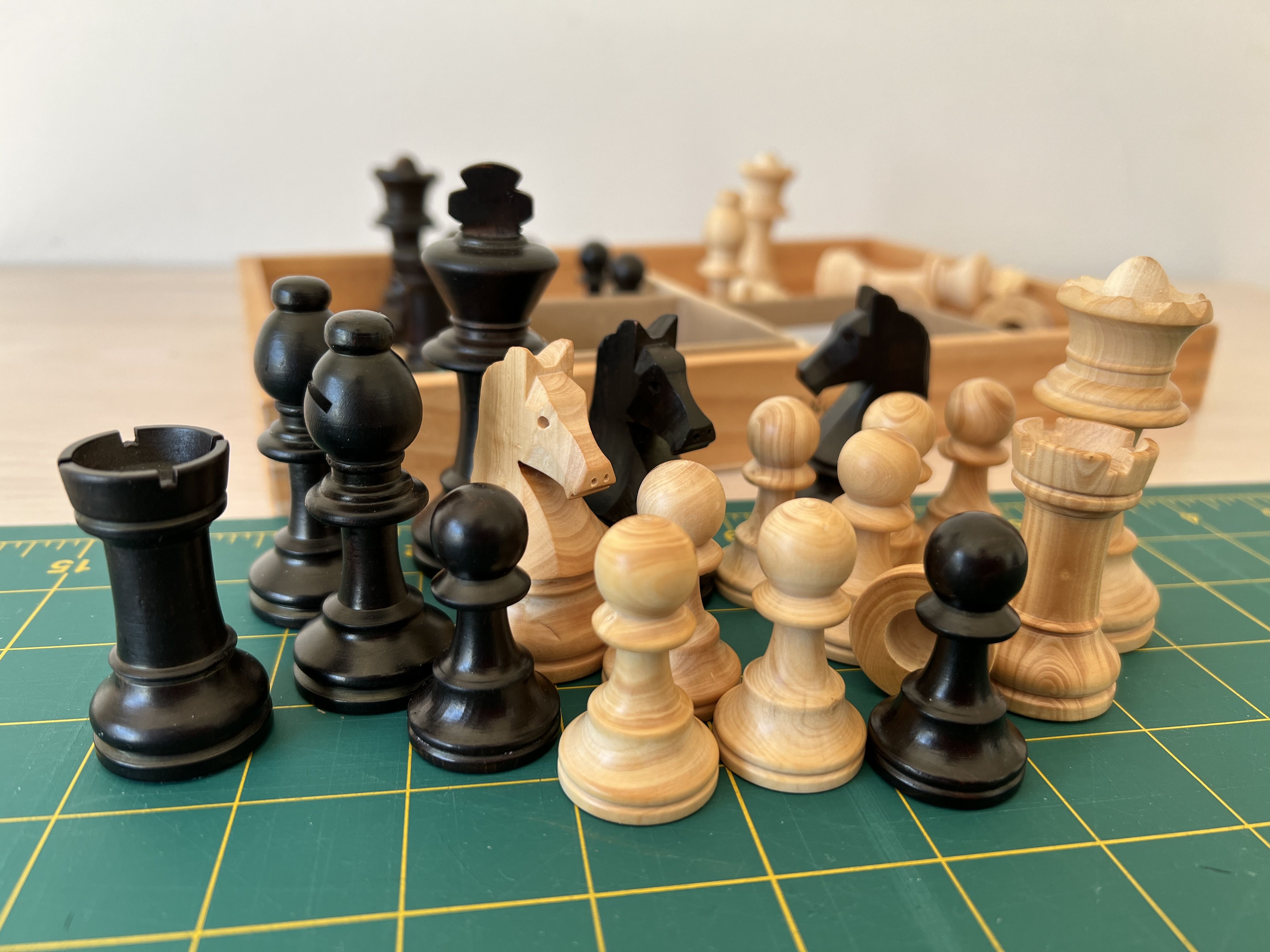 A Chavet Project: Re-felting and re-gluing weights. - Chess Forums