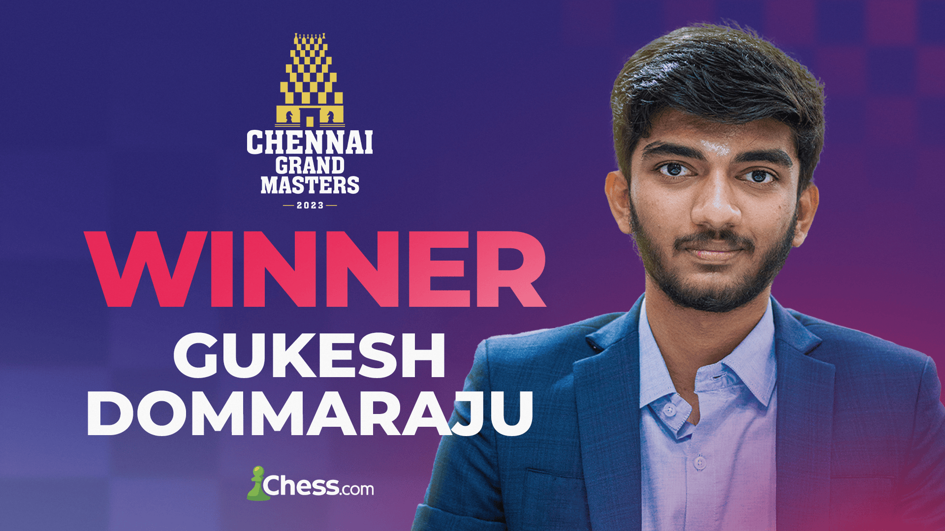 2023 Chennai Grand Masters winner Gukesh