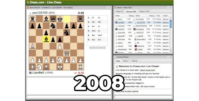 Legacy Live chess on Chess.com