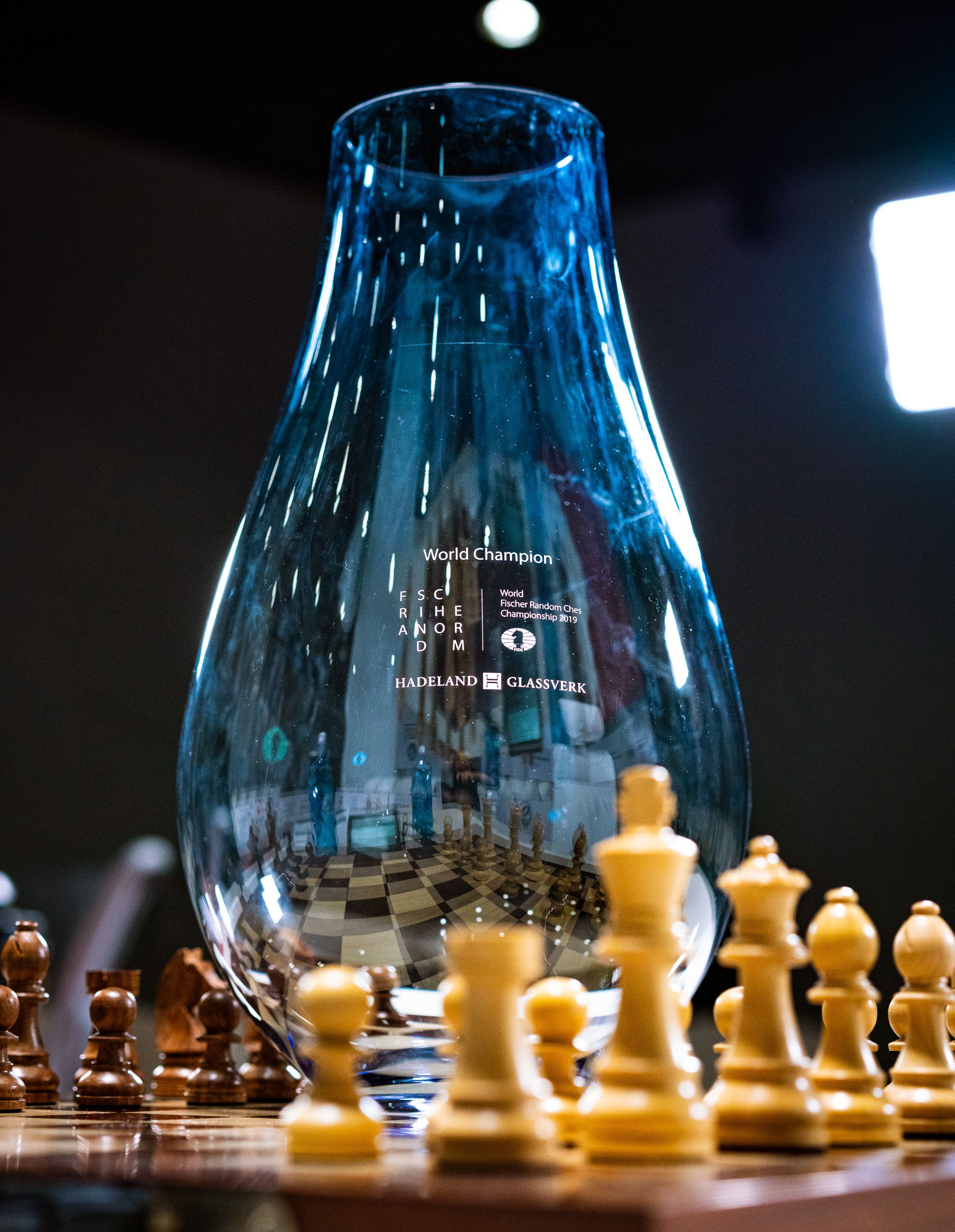 2019 Fischer Random World Championship ถ้วยรางวัลและตำแหน่งเริ่มต้น