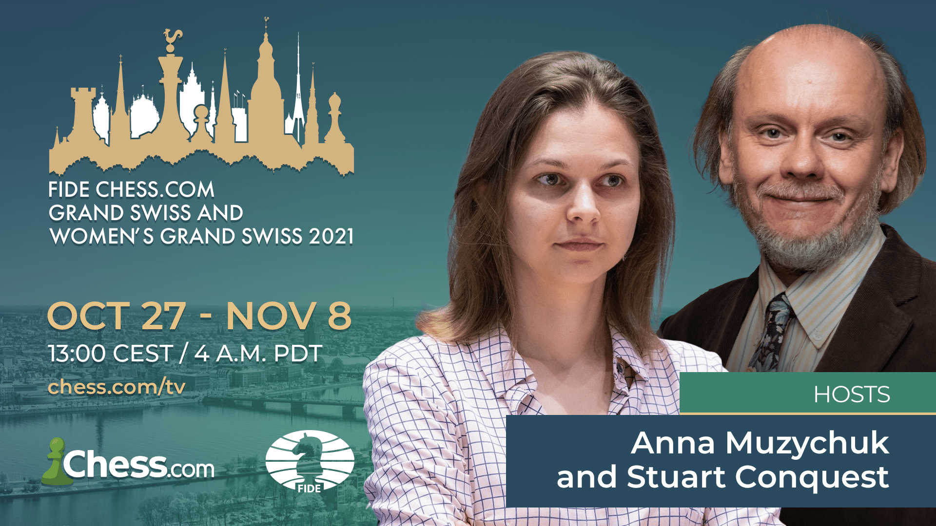 Announcing The 2021 FIDE  Grand Swiss In Riga 