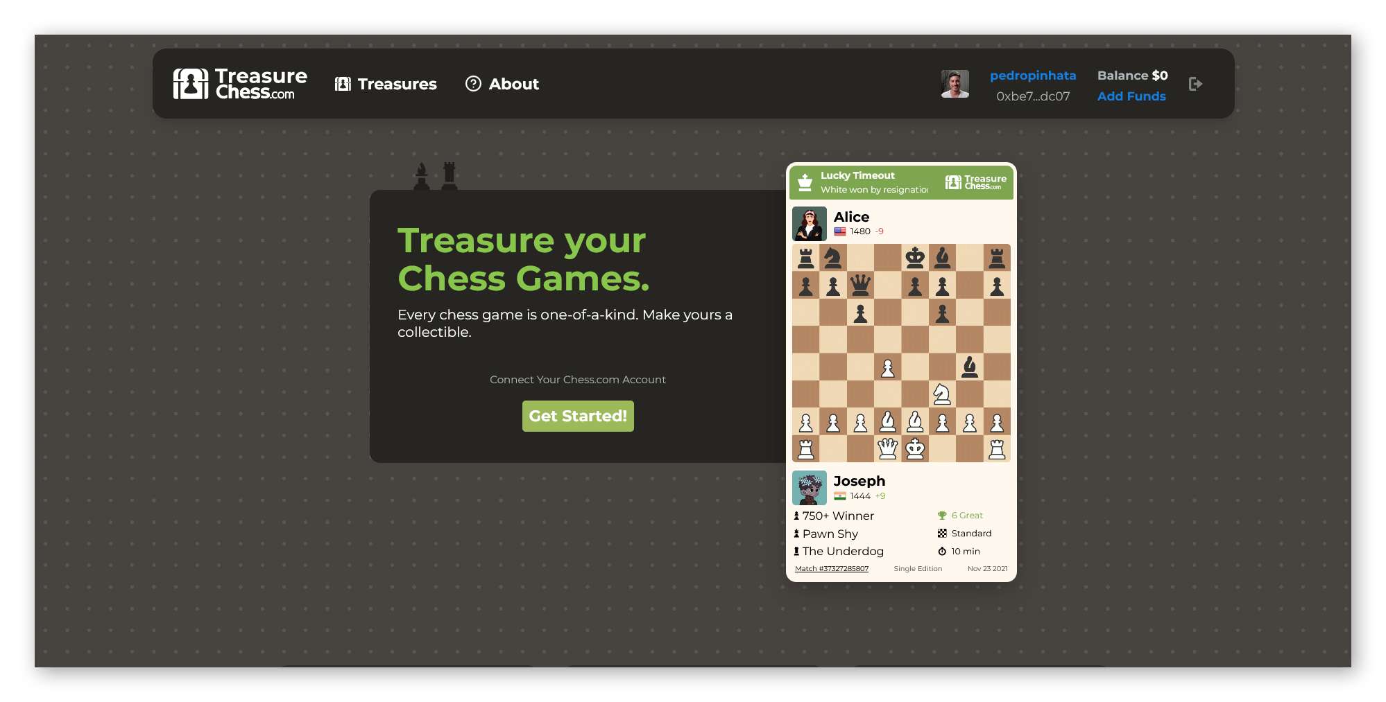 เติมเต็มเกมของคุณด้วย Treasure Chess