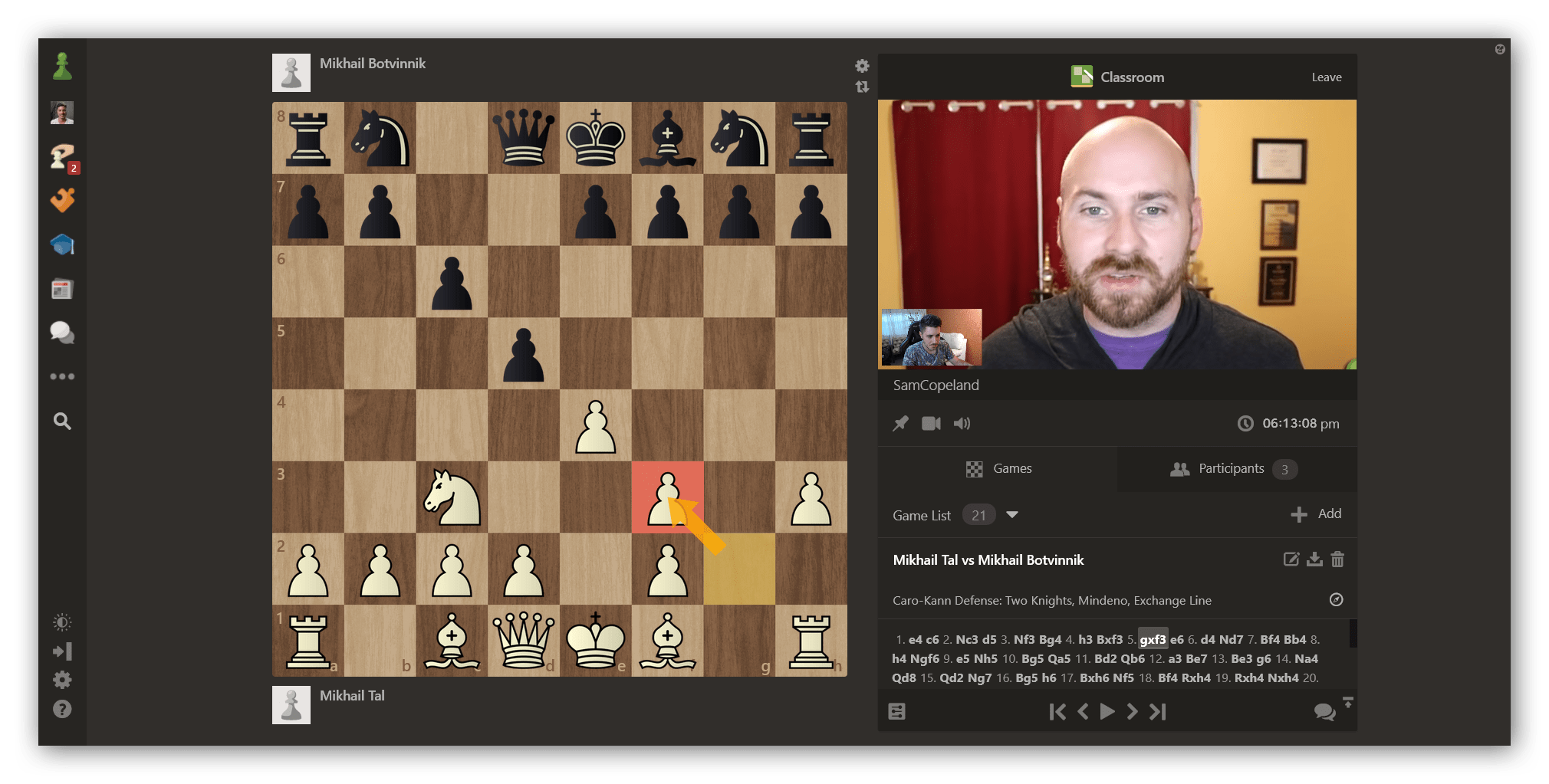 Classroom Feature Voice Video Chess.com