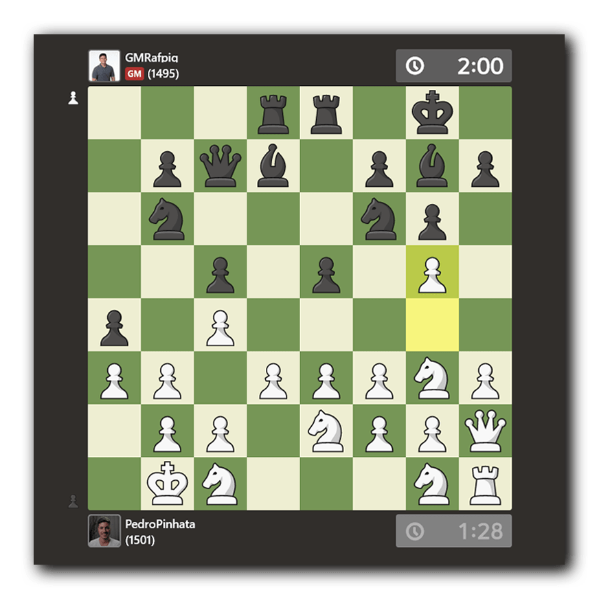 Setup Chess Middlegame