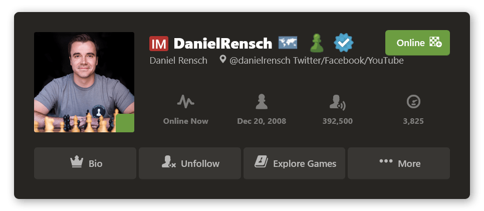 Danny Rensch is a verified Chess.com player