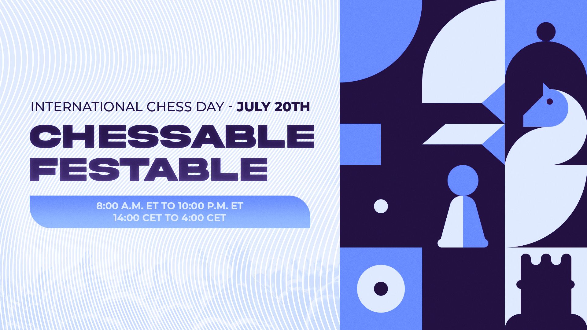 Checkmate the day destaques visuais das celebrações do dia internacional do  xadrez