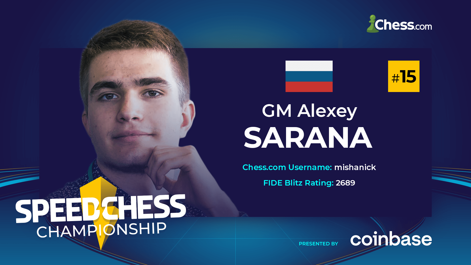 Speed ​​Chess Championship 2021 Alexey Sarana Main Event