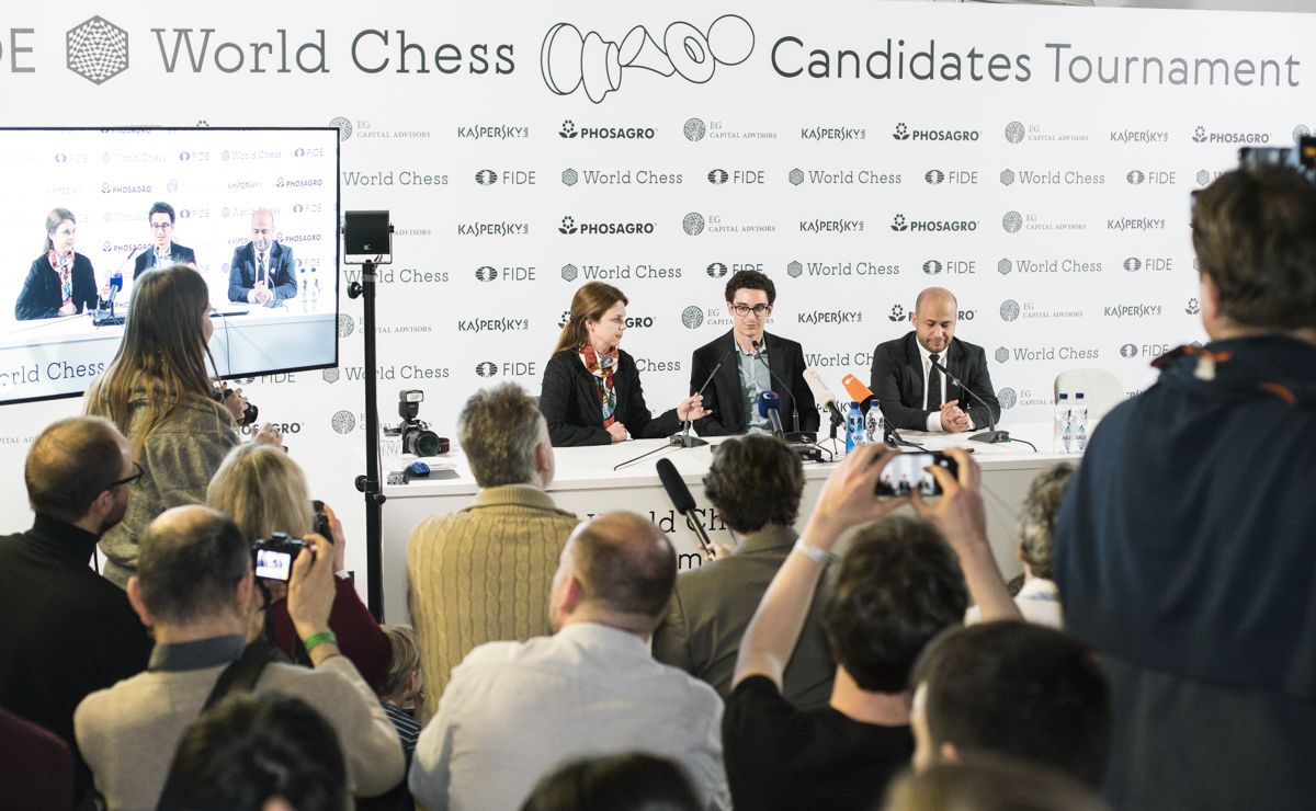 Press conference opens Candidates Tournament