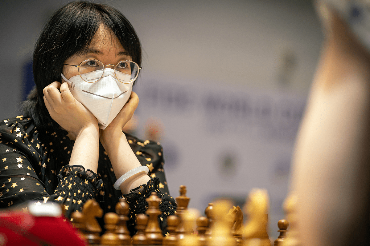ChessBase India on X: Alexandra Kosteniuk secures the match for Chingari  Gulf Titans! She holds a tough position against Hou Yifan to a draw, and  her team has won 9-7 against the