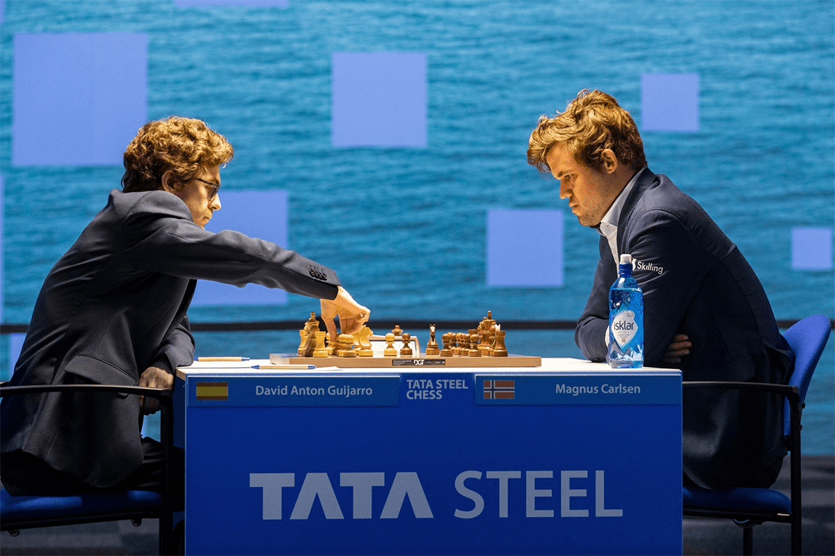 Anton-Carlsen Tata Steel Chess 2021