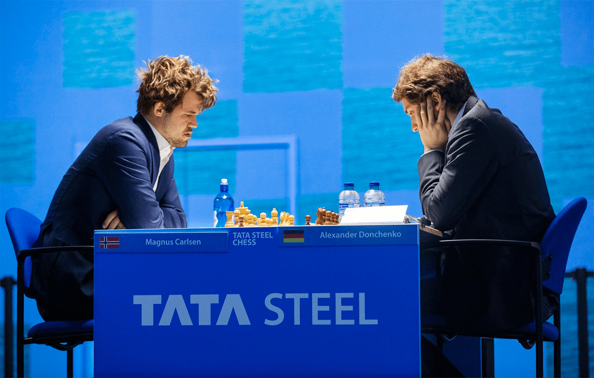 Carlsen Donchenko Tata Steel Chess 2021