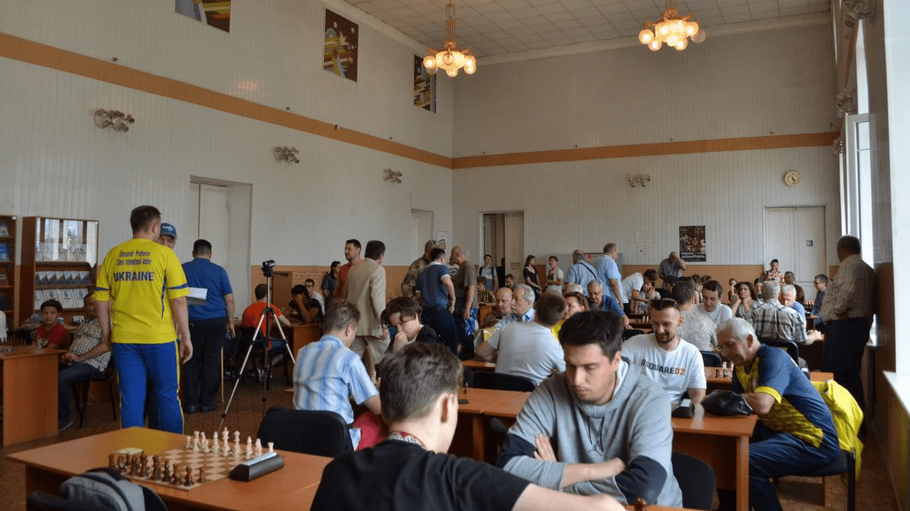 Cup of Independence chess playing hall