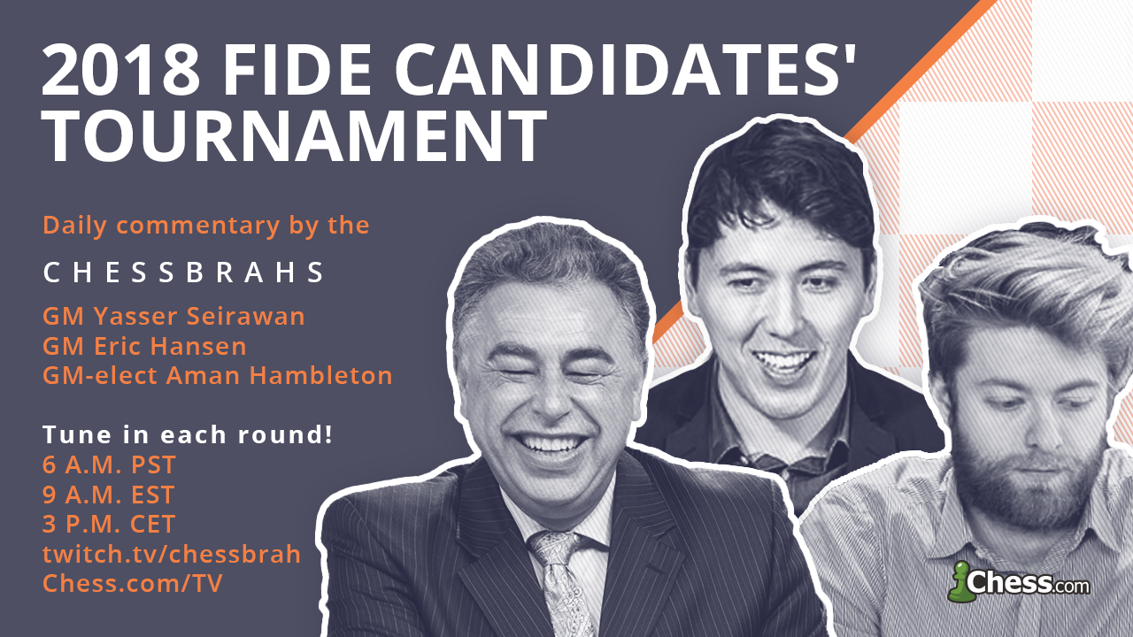 FIDE Candidates Chess Tournament – R3 preview – Chessdom