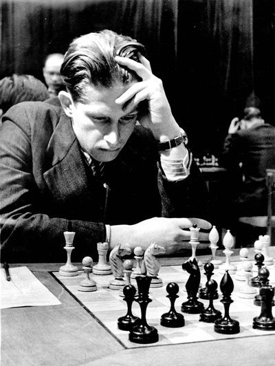 Averbakh on board.  ,  Photo: Russian Chess Federation.