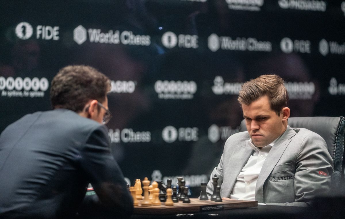 Caruana Carlsen 2018 Sveshnikov