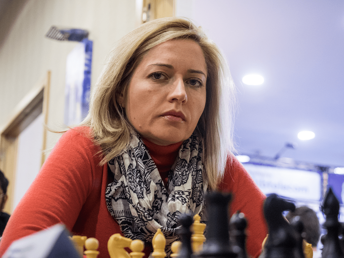 Jogadores de xadrez ucranianos em tempos de guerra 