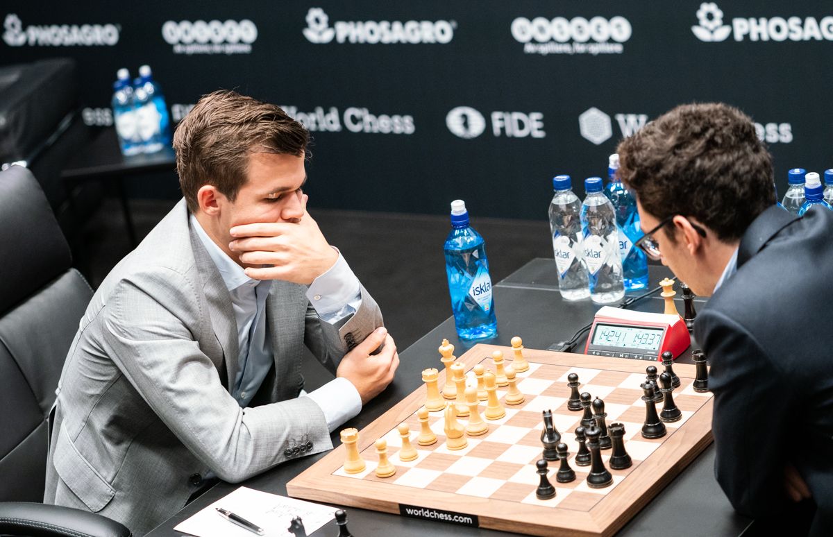 World Chess Championship Game 11 Good Prep Gets Caruana Easy Draw In