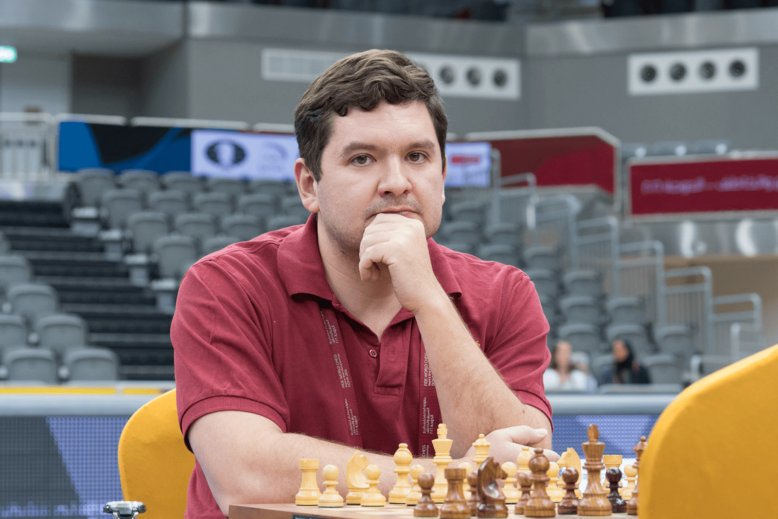 Alexander Moiseenko. Photo: Peter Doggers/Chess.com.