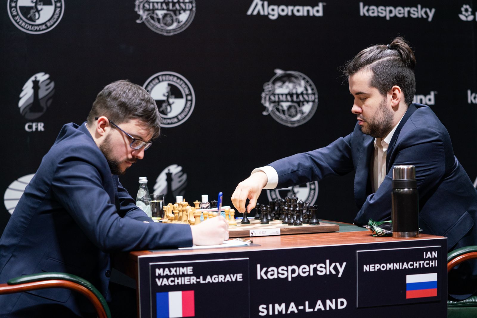 International Chess Federation on X: Maxime Vachier-Lagrave and
