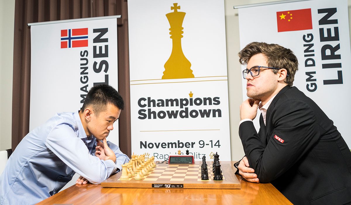 Carlsen-Ding Biggest Champions Showdown Win 