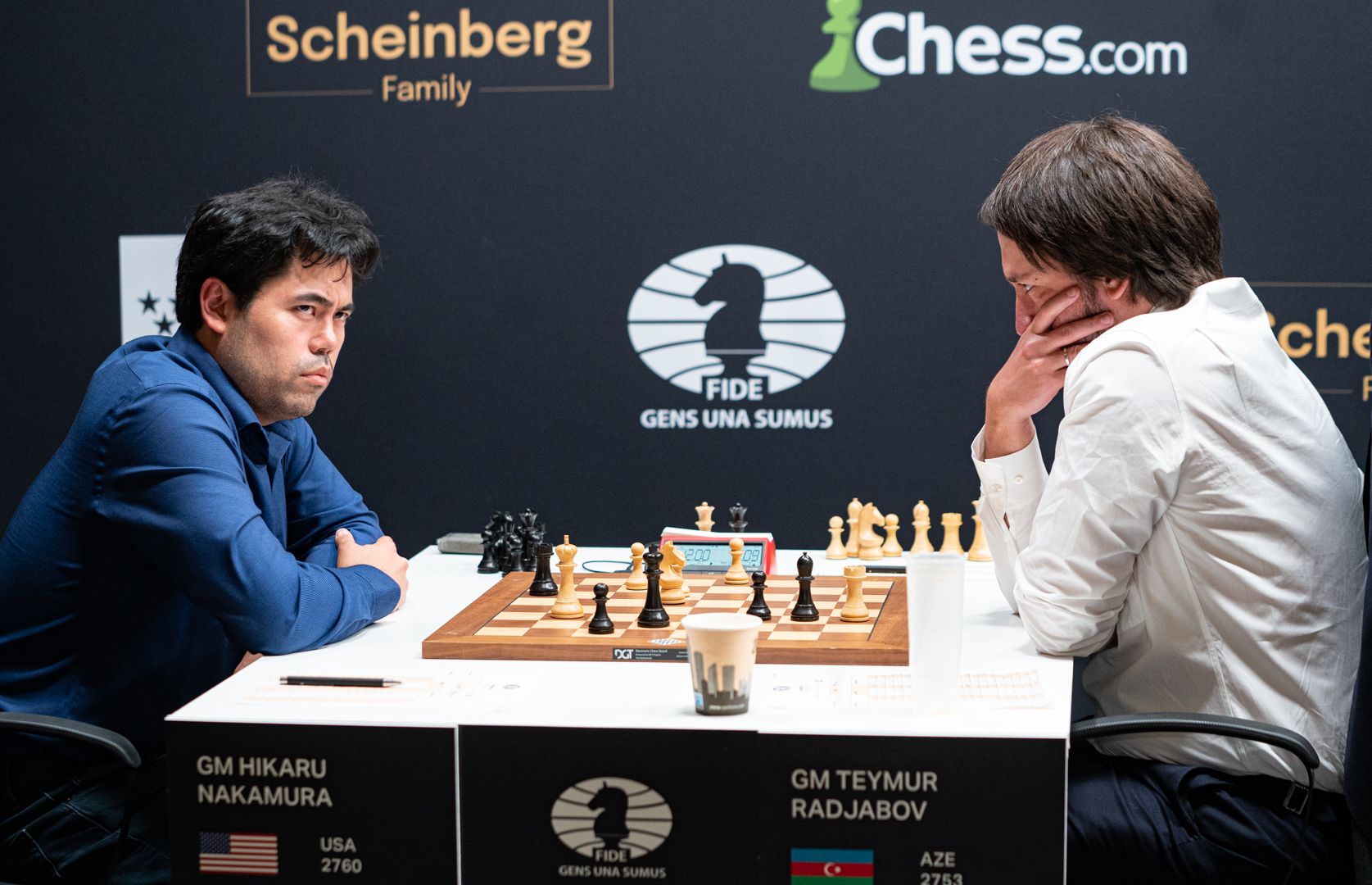 Teymur Rajabov draws with Richard Rapport at FIDE Candidates 2022 - AZERTAC