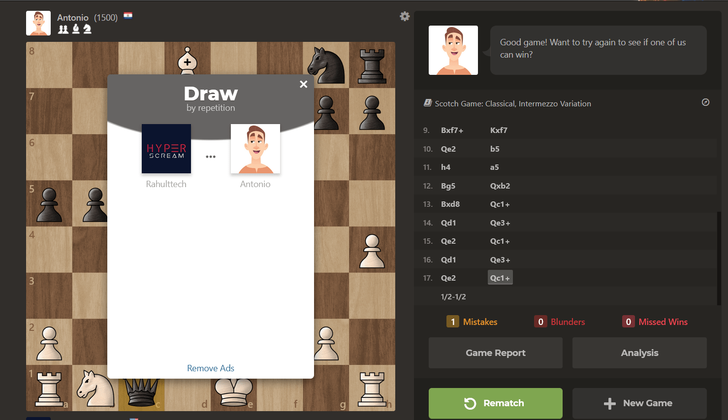 The Greatest Draw in the History of Chess! - Remote Chess Academy