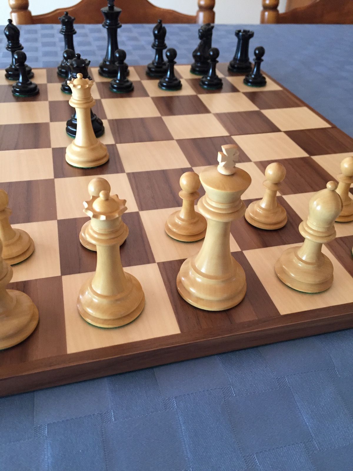 Paul Morphy Series 4 Staunton Chess Pieces With Board -  Israel