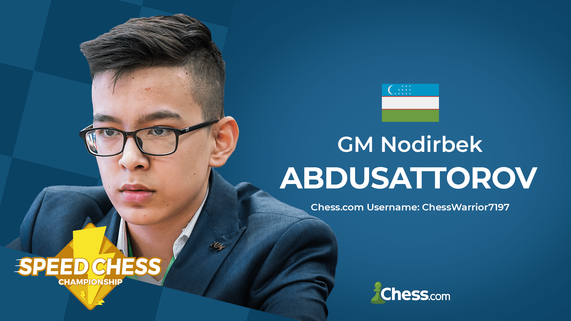 Nodirbek Abdussatorov, Speed Chess Championship