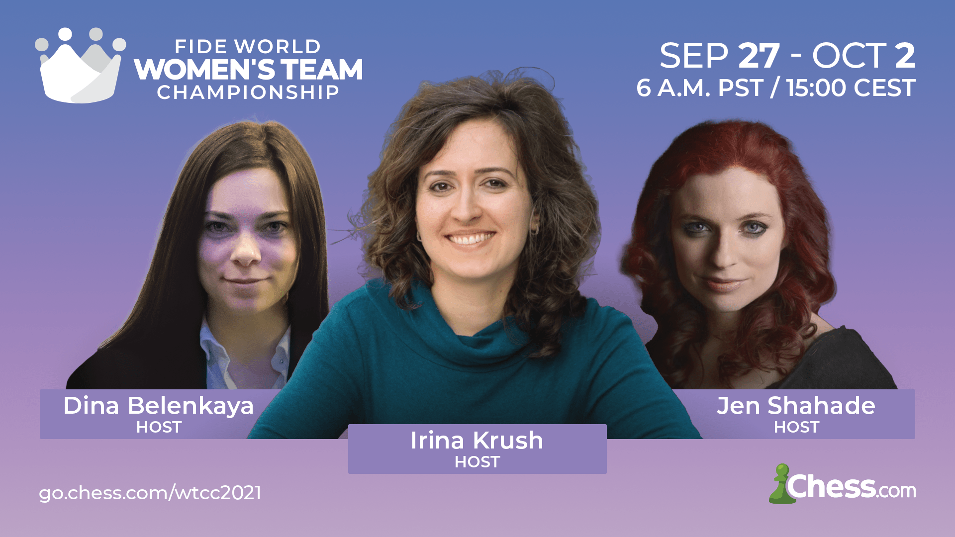 Chess.com Community! on X: The FIDE Women's World Team Championship has  started in Sitges! Games:    Live broadcast with Irina Krush and Dina Belenkaya:    / X