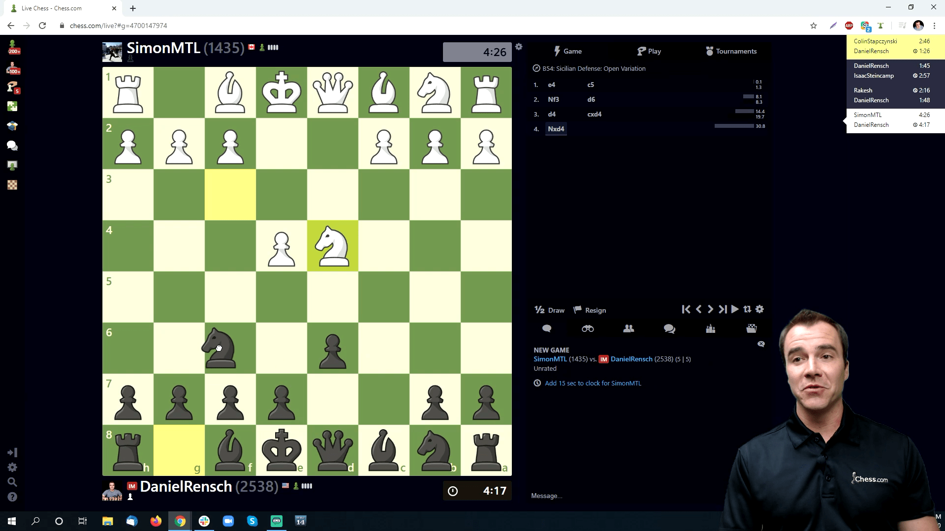 Chess.com Simul Tutorial