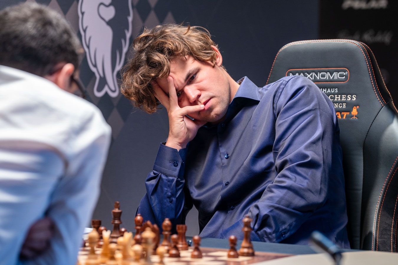 Magnus Carlsen in Freestyle Chess. Photo: Maria Emelianova/Chess.com