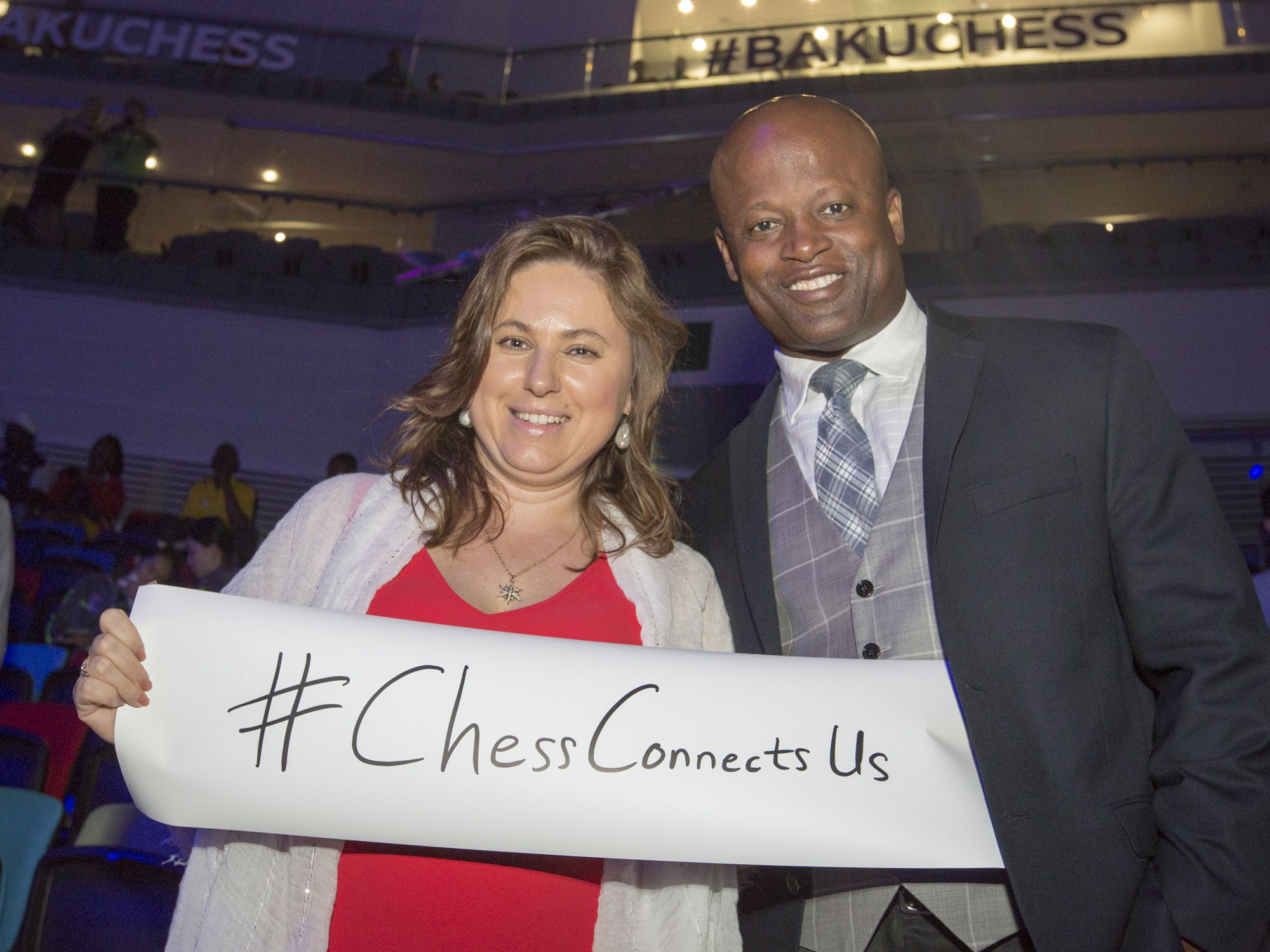Maurice Ashley with his good friend Judit Polgar years later. 