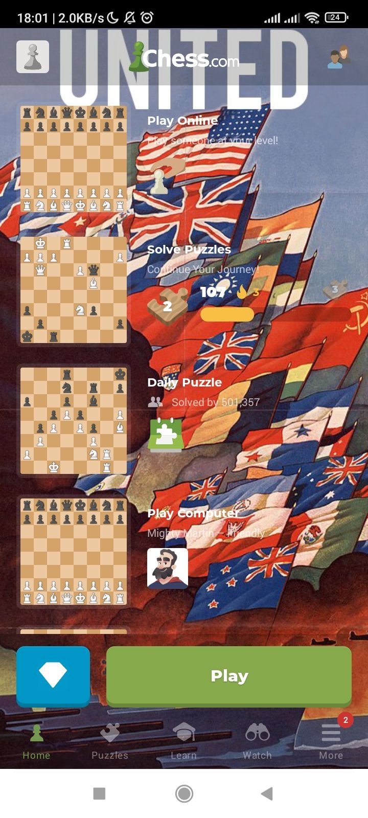 puzzle streak - Chess Forums 