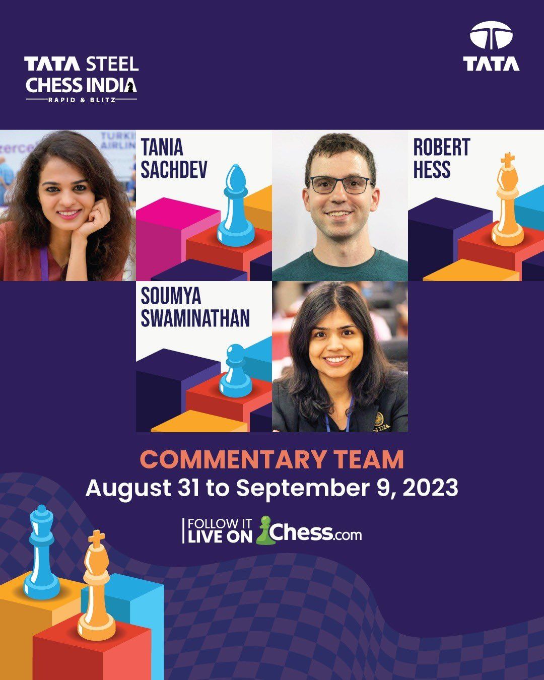 Tata Steel Chess India 2023: Wenjun clinches blitz title, Koneru