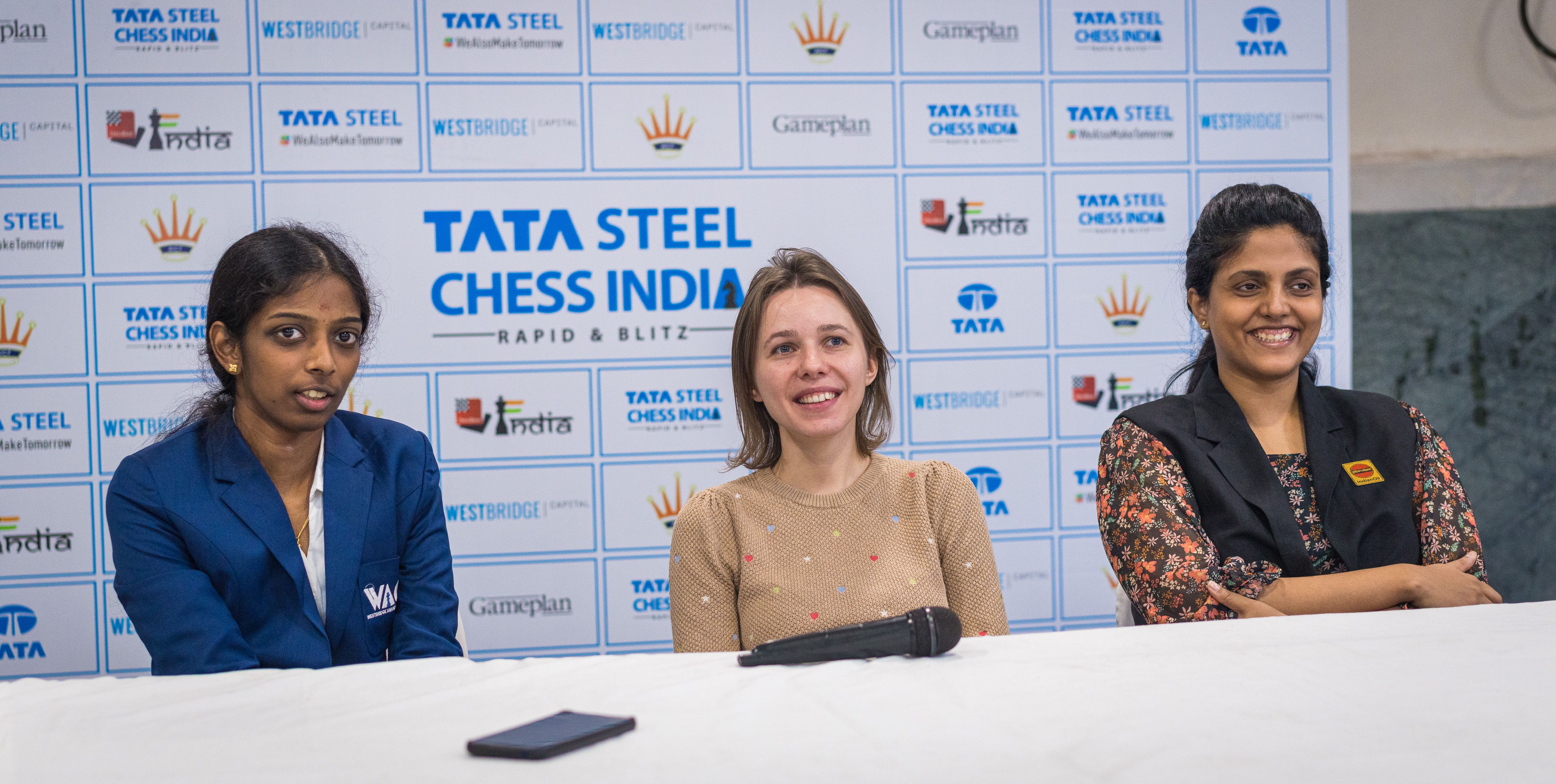 🔴Tata Steel Chess India Blitz 2023 Blitz Day 2 Round 10-18