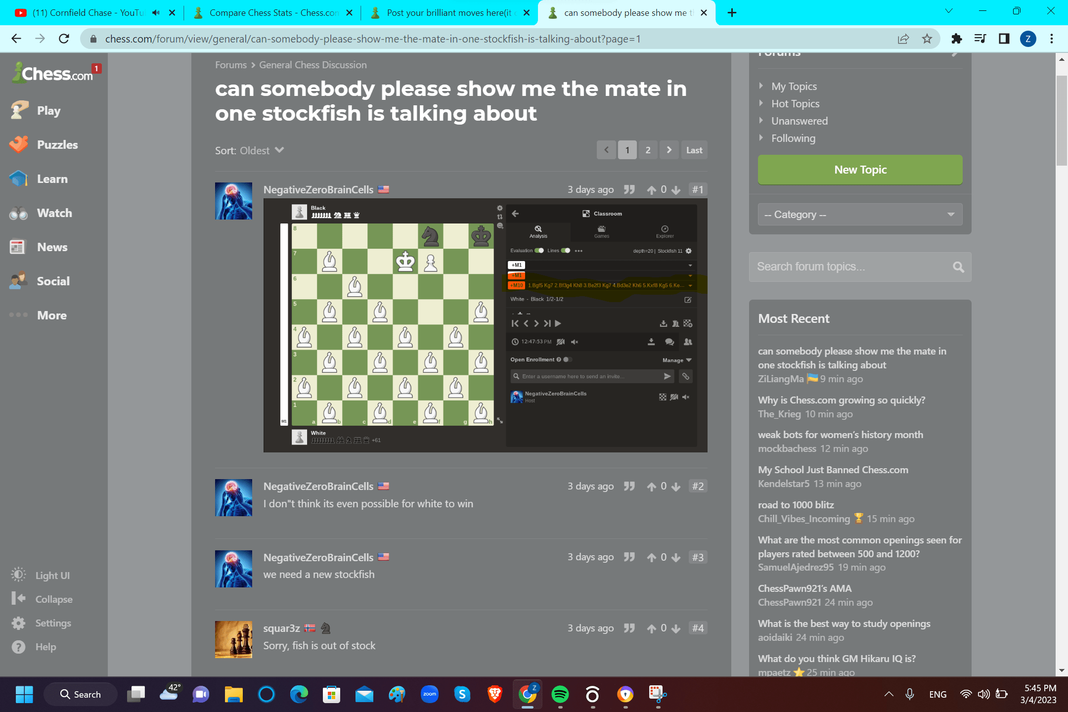 I defeated Stockfish 16, and I bragged to Pixie. - Chess Forums 