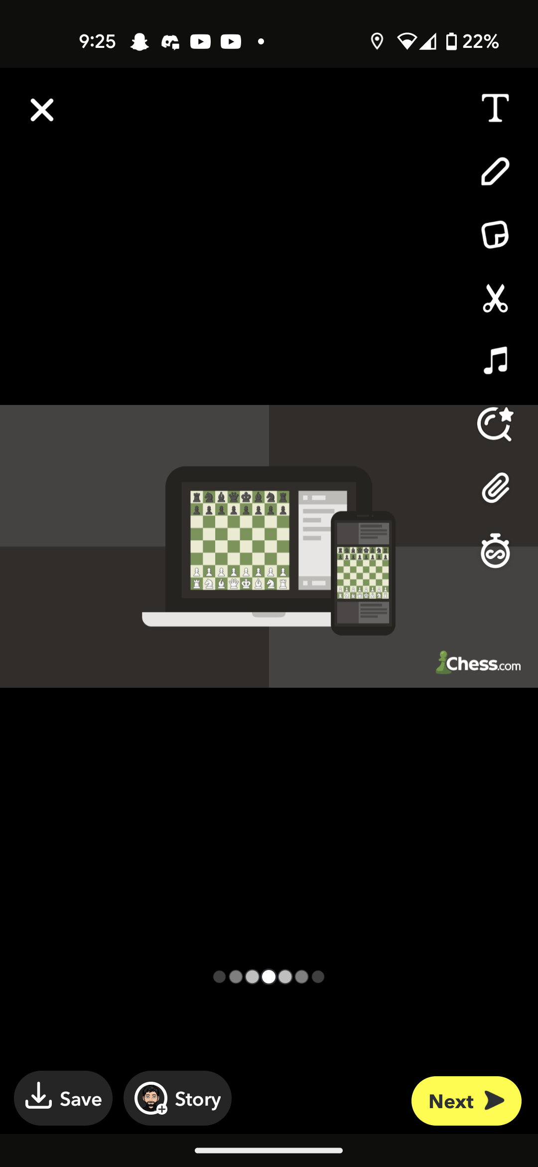 app not sharing to Snapchat correctly - Chess Forums