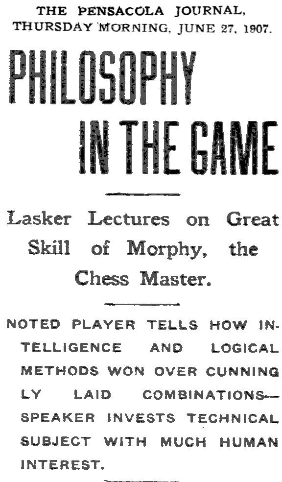 Paul Morphy – Chess Genius –