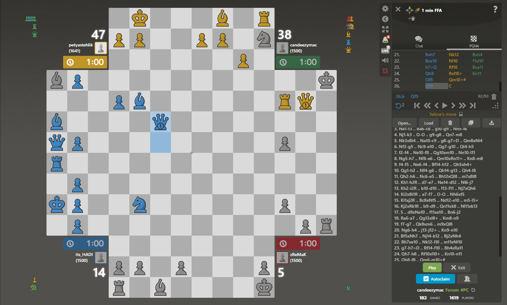 Issue with pass & play - Chess Forums 