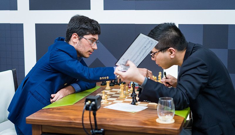 Grand Chess Tour on Instagram: After defeating Hans Niemann Fabiano  Caruana took one step closer to a second consecutive US Champion title.  Another full #grandchesstour player Wesley So is 1 point behind