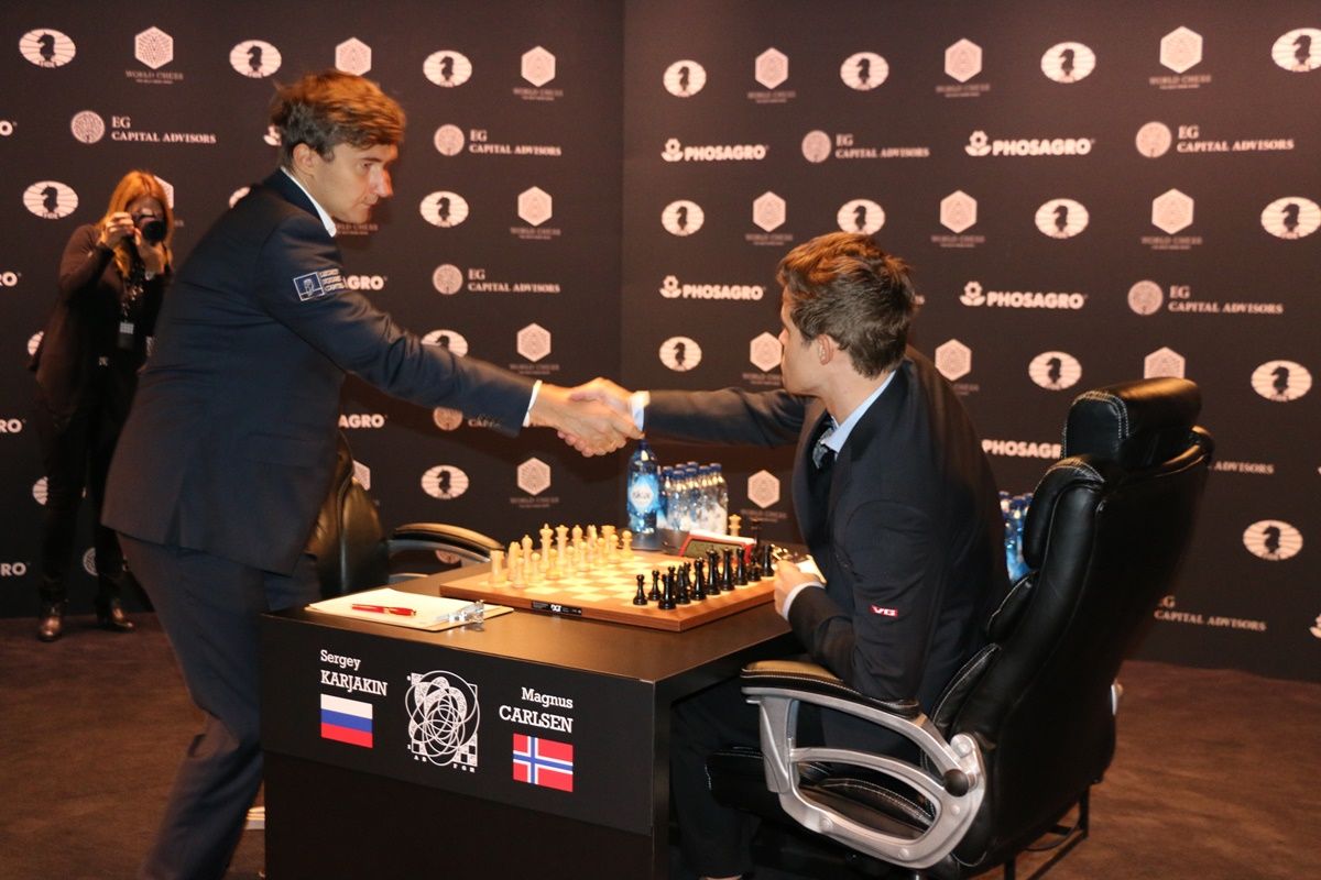 Campeonato Mundial 2016 - Partida 8, Magnus Carlsen x Sergey