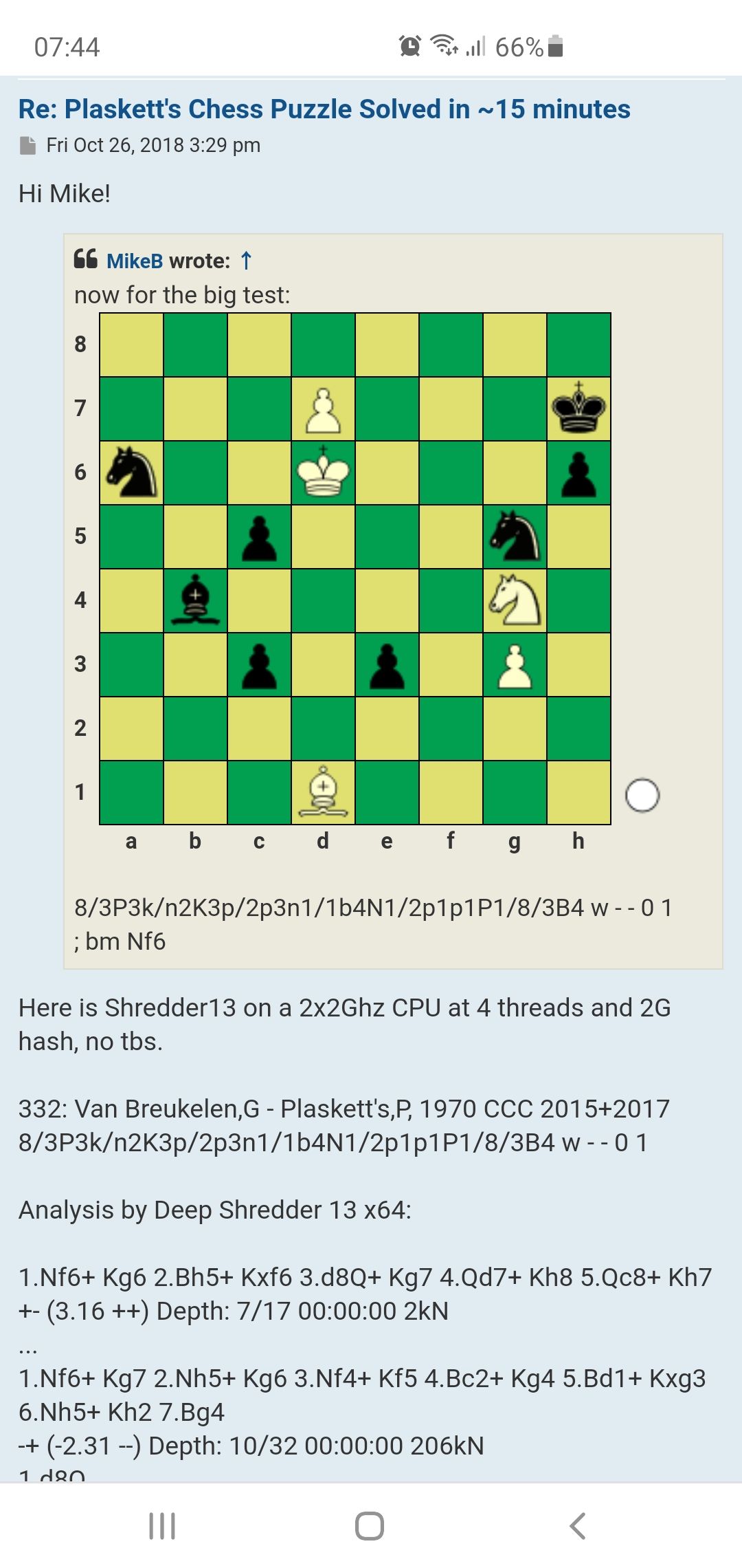 I set up a 13 engine chess tournament on Scid Vs PC - Chess Forums