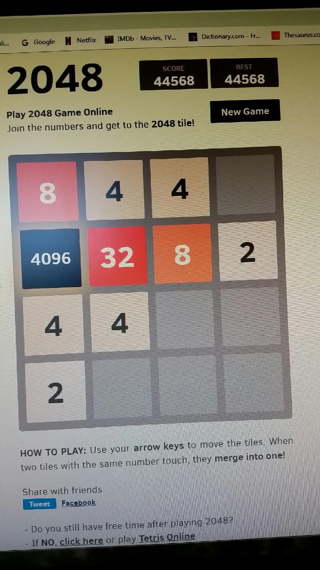 What is your highest tile in 2048? - Quora