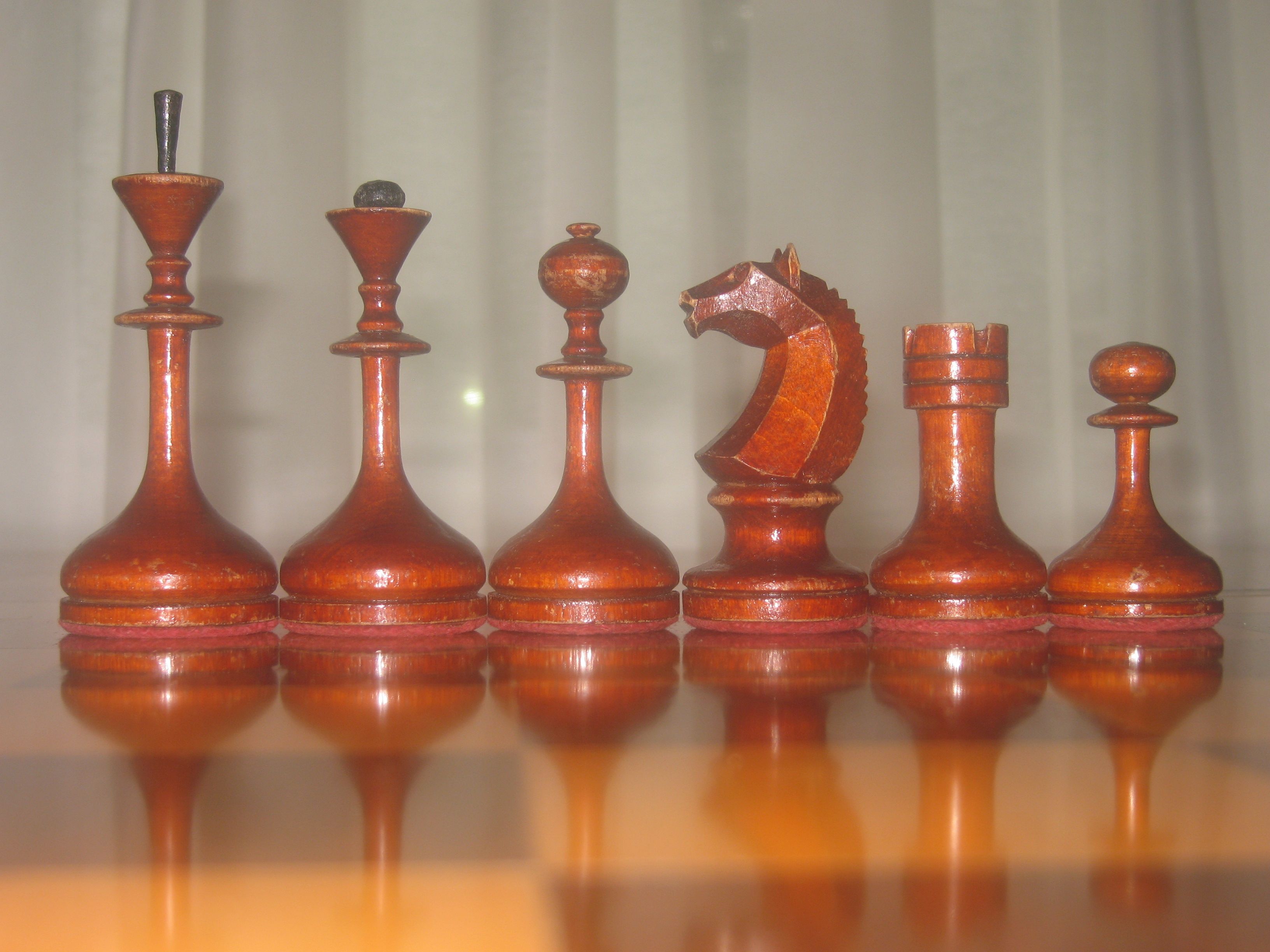Soviet chess set vintage middle size