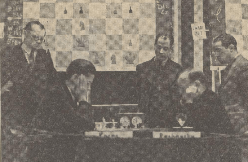Alekhine' s present to Capablanca for his 50th birthday their last game  in AVRO 1938 