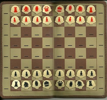 6 x 3.25 Bobby Fischer Mini Magnetic Pocket Chess Set Travel 
