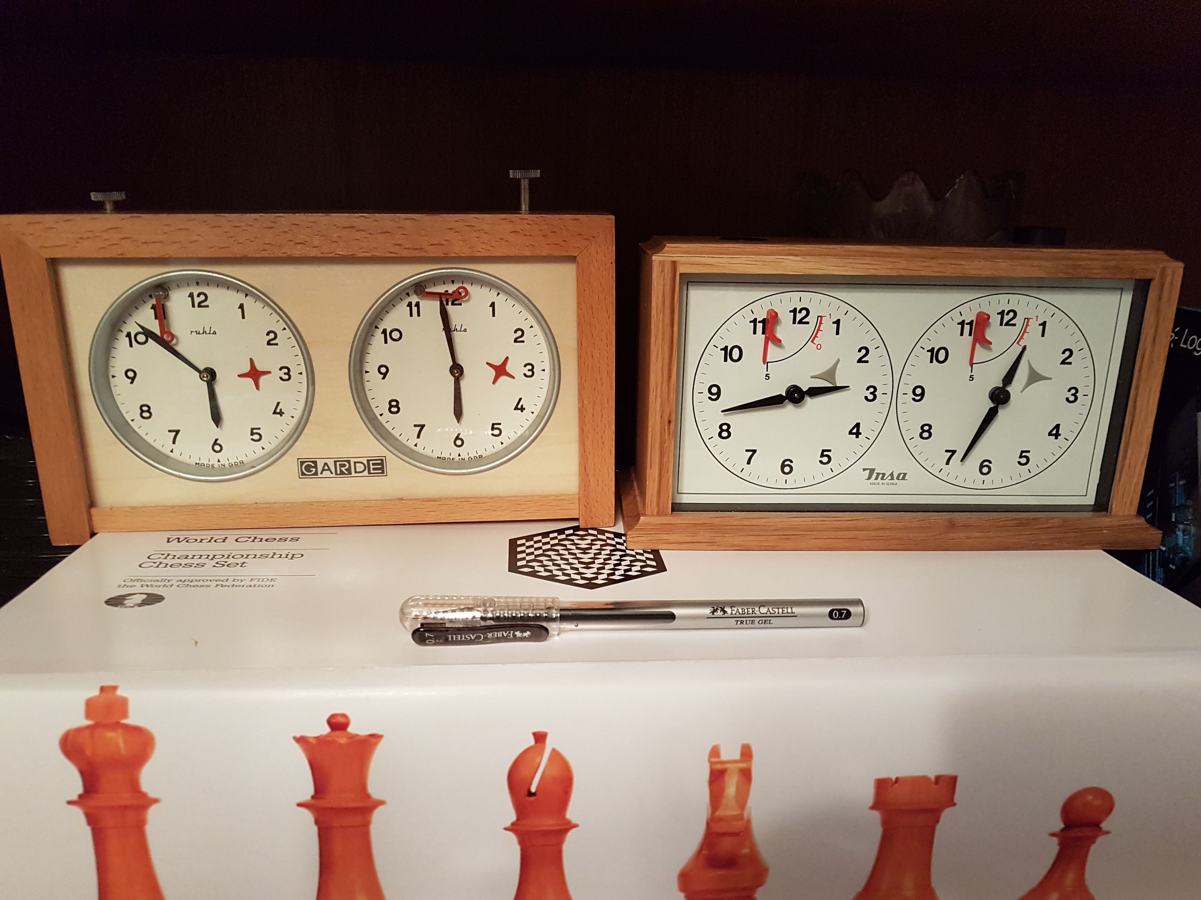 Black. Mechanical Chess Clock Brand New in Box 