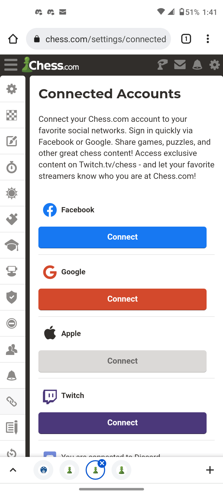 Login with Facebook - Chess Forums 