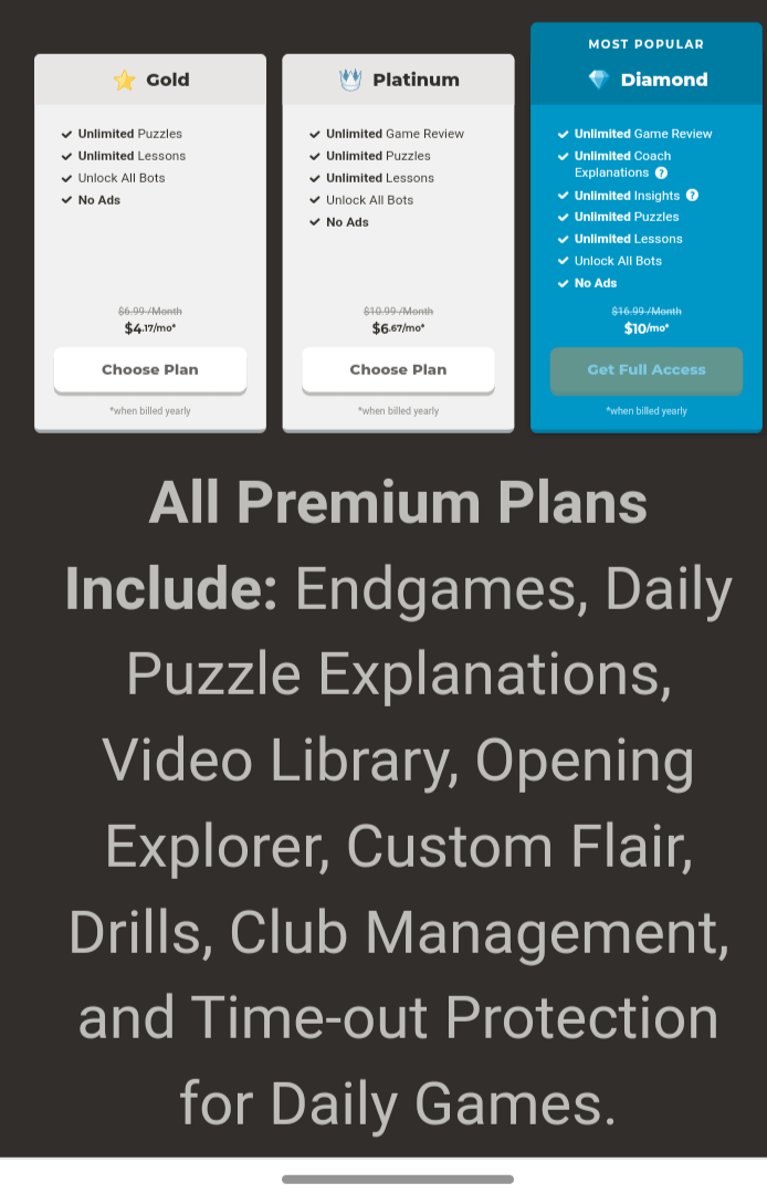 Will the new Game Review feature have free unlimited use for non-Premium  paid members? - Chess Forums 