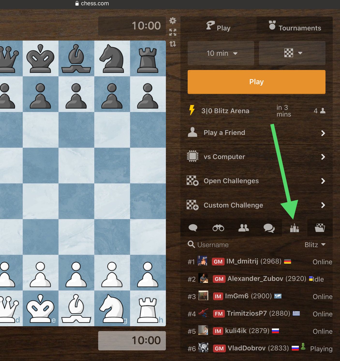 Como jogar uma partida de uma posição personalizada? - Chess.com